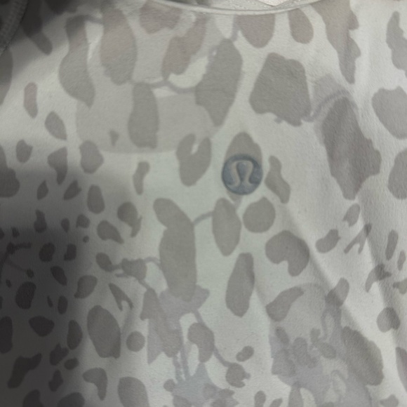 Lululemon Gray Leopard Print Sports Bra - Picture 3 of 4